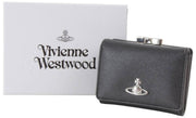 Vivienne Westwood Saffiano Small Frame Purse - Black