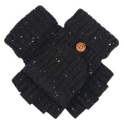 dents-ribbed-knit-fingerless-gloves---black-34478215