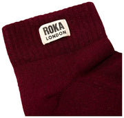 Roka Wembley Ankle Socks - Plum Burgundy