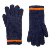 dents-feather-yarn-knitted-gloves---navyorange-34478288