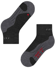 Falke TK2 Explore Short Socks - Asphalt Mel Grey