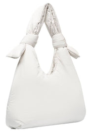 Lefrik Biwa Puffy Shoulder Bag - Ice White