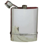 english-pewter-company-6oz-captive-top-celtic-band-flask---silver-34472518