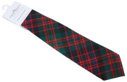Locharron of Scotland Reiver MacArthur Clan Modern Tartan Tie - Dark Green/Navy/Red
