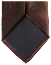 Knightsbridge Neckwear Regular Polyester Tie - Dark Brown