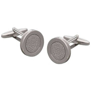david-van-hagen-hammered-metal-cufflinks---silver-34497138