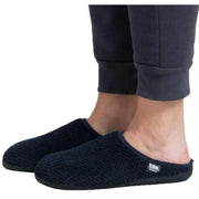 isotoner-swept-back-popcorn-mule-slippers---navy-34523217