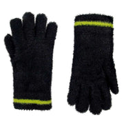 dents-feather-yarn-knitted-gloves---blackgreen-34478267