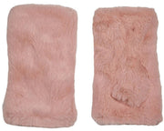 Dents Fingerless Faux Mittens - Blush Pink