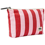 roka-maida-vale-small-cotton-canvas-pouch---strawberry-pink-stripewhite-35904597