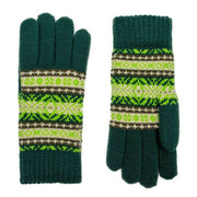 dents-jacquard-fair-isle-knitted-gloves---olive-green-34478380