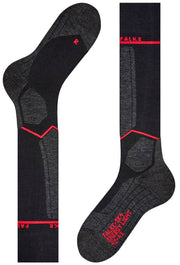 Falke SK4 Advanced Energizing Compression Light Socks - Black Mix