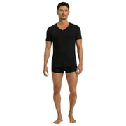 hanro-cotton-superior-v-neck-t-shirt---black-35928203