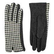 dents-touchscreen-dogtooth-design-gloves---black-34478038