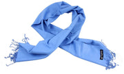Knightsbridge Neckwear Plain Scarf - Light Blue