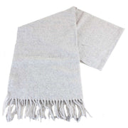 Bassin and Brown Southall Plain Wool Scarf - Grey