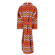 Bown of London New England Zig Zag Dressing Gown - Orange
