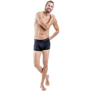 Comfyballs No Show Cotton Regular Boxer - Black
