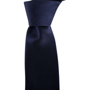 David Van Hagen Diagonal Ribbed Tie - Navy