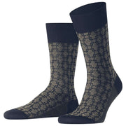 Falke Artwork Tie Socks - Royal Blue