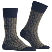 Falke Artwork Tie Socks - Royal Blue
