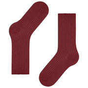 Falke Cosy Wool Boot Socks - Henna Red