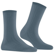 Falke Cotton Rib Socks - Monument Blue