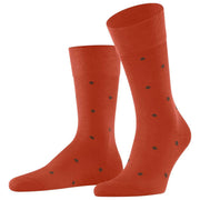 Falke Dot Socks - Red Clay Orange