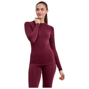 Falke Long Sleeve Tight Fit Shirt - Mahogany Brown