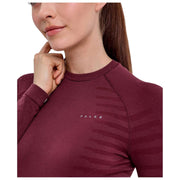 Falke Long Sleeve Tight Fit Shirt - Mahogany Brown