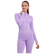 Falke Long Sleeve Turtleneck Tight Fit Shirt - Light Lilac