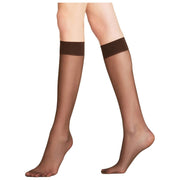 Falke Matt Deluxe 20 Denier Knee High Socks - Brenda Brown