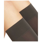 Falke Pure Matt 50 Denier Knee High Socks - Carbon Grey