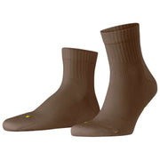 Falke Run Rib Short Socks - Cappucino Brown