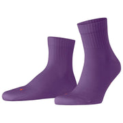Falke Run Rib Short Socks - Plum Lilac