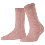 Falke Shiny Rib Socks - Blossom Pink