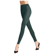 Falke Softmerino Leggings - Pine Grove Green