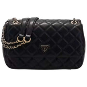 GUESS Juliet Convertible Across Body Flap Bag - Black