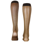 Falke Glitter 30 Denier Knee High Socks - Black/Gold