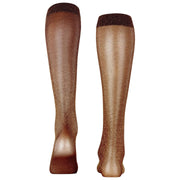 Falke Glitter 30 Denier Knee High Socks - Barolo/Gold
