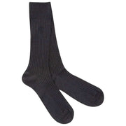 London Sock Company Dash of Class 6-Pair Sock Box Set - Black/Grey