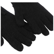 Isotoner Bow Detail Wool Blend Knitted Gloves - Black