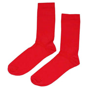 Bassin and Brown 5 Pack Plain Bamboo Socks - Red/Yellow/Sea Green/Blue/Mustard