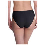 Natori Bliss Bare Cotton High Cut Brief - Black