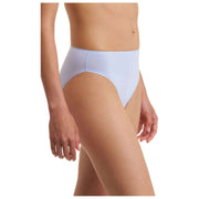 Natori Bliss Bare Cotton High Cut Brief - Blue Fog