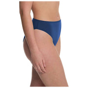 Natori Bliss Bare Cotton High Cut Brief - Dark Cobalt Blue
