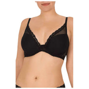 Natori Feathers Plunge T-Shirt Bra - Black