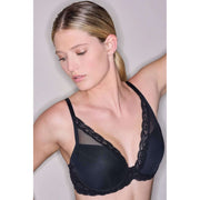 Natori Feathers Plunge T-Shirt Bra - Black