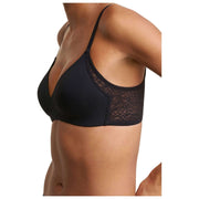Natori Pretty Smooth Smoothing Wireless T-Shirt Bra - Black