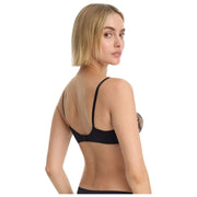 Skarlett Blue Entice Lace Balconette Bra - Black/Nylon Tan